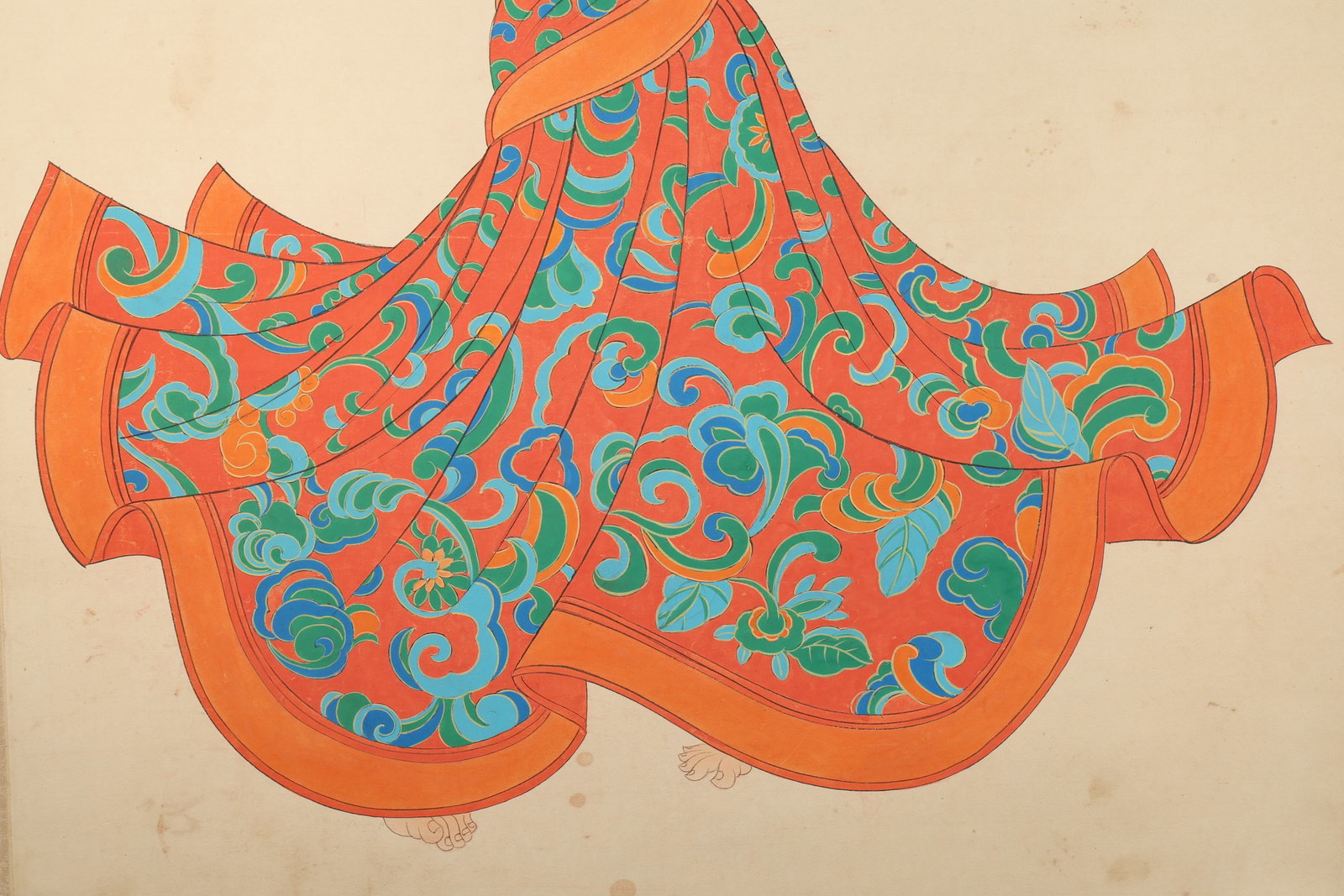 Chinese Drawing Beauty Painting,Zhang Daqian Mark - 6