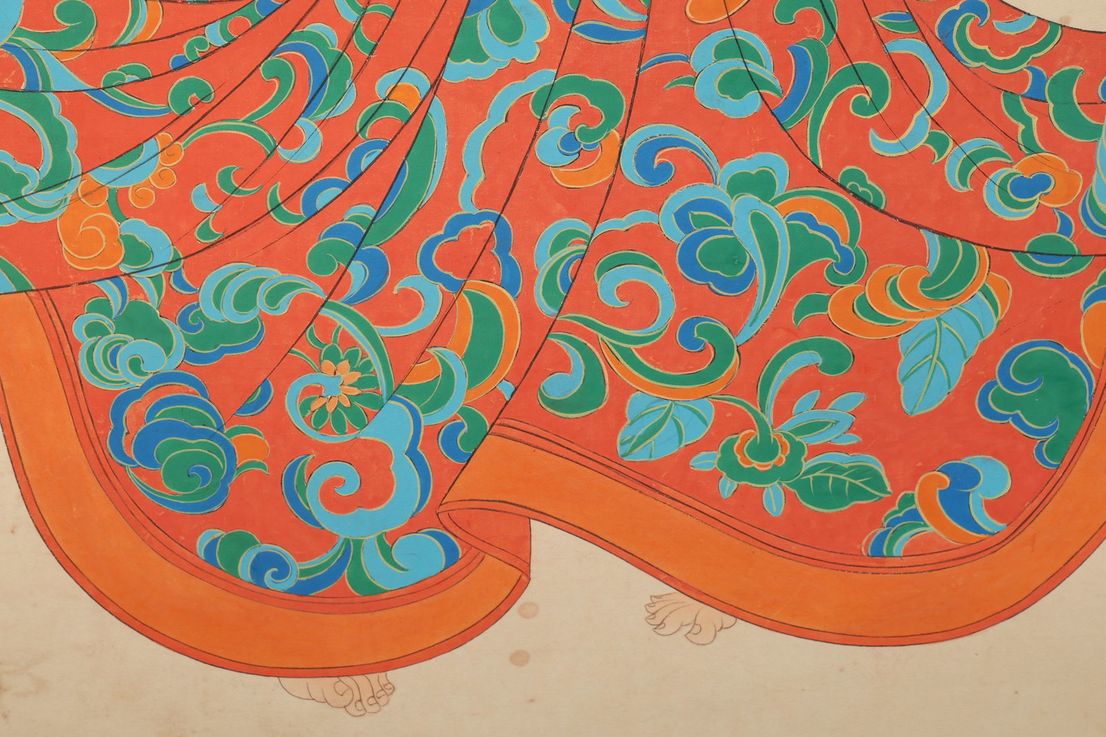 Chinese Drawing Beauty Painting,Zhang Daqian Mark - 7