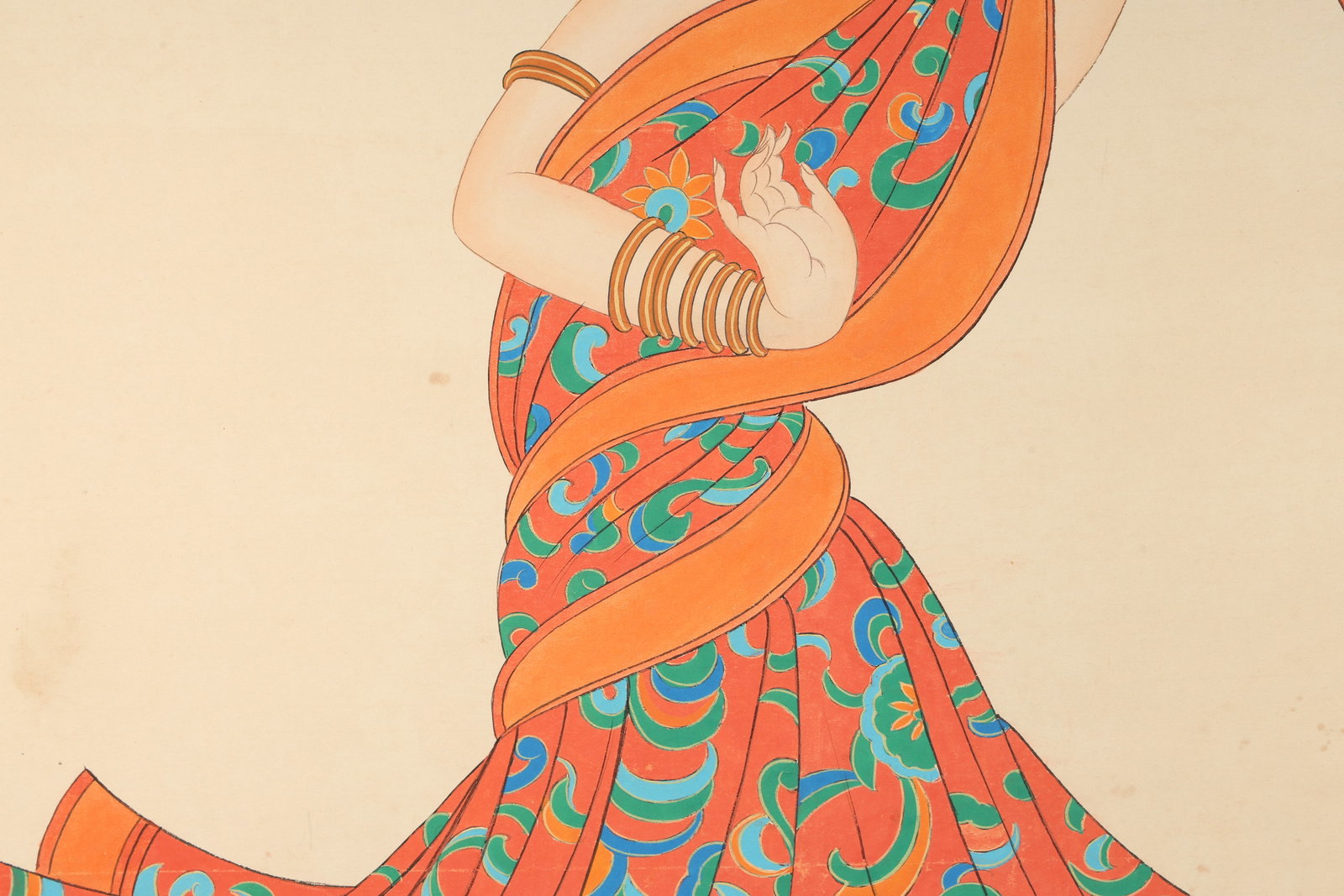 Chinese Drawing Beauty Painting,Zhang Daqian Mark - 8