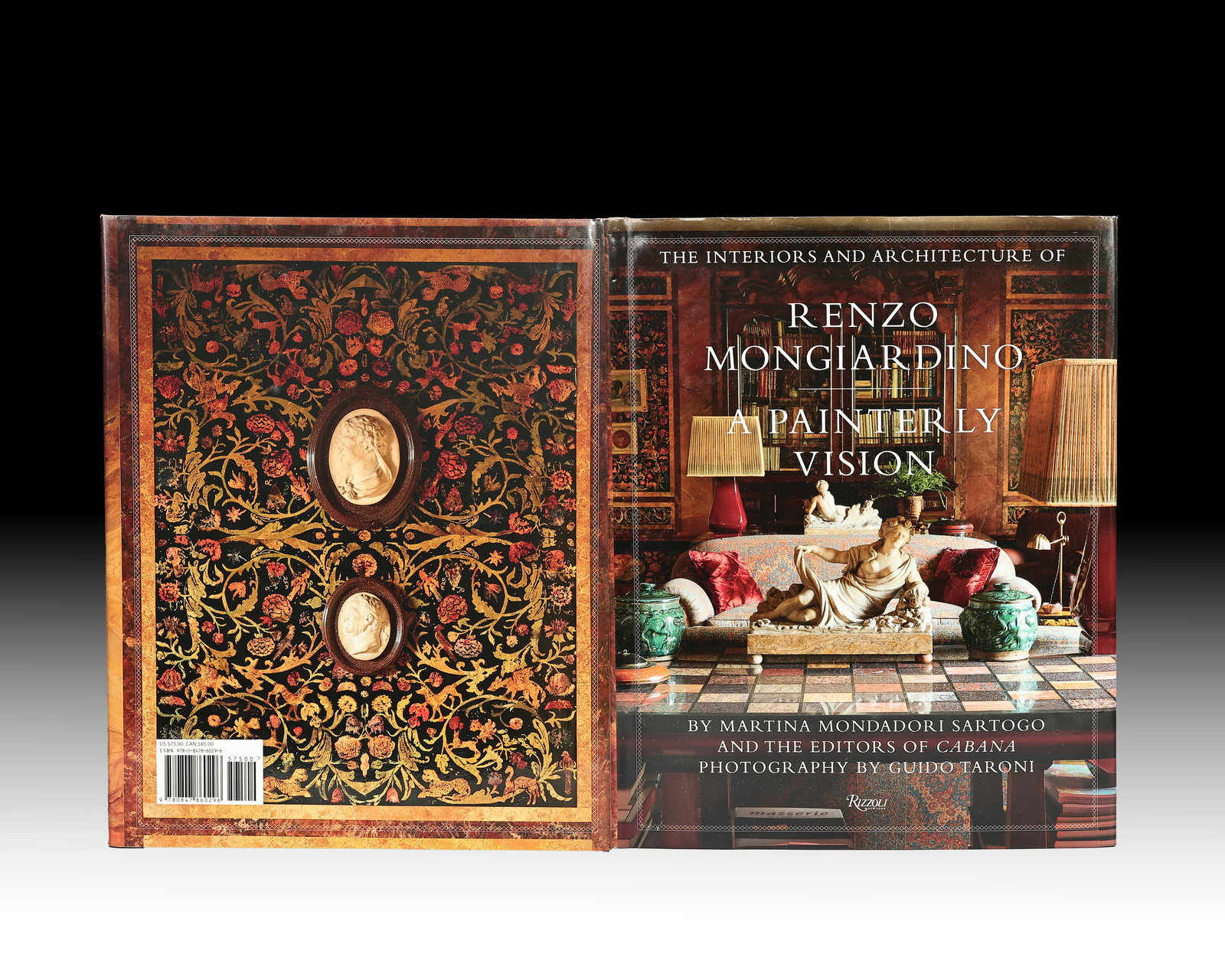The Interiors And Architecture Of Renzo Mongiardino A Painterly Version: The Interiors And Architecture Of Renzo Mongiardino A Painterly Version (25 x 31 x 2.8 cm)