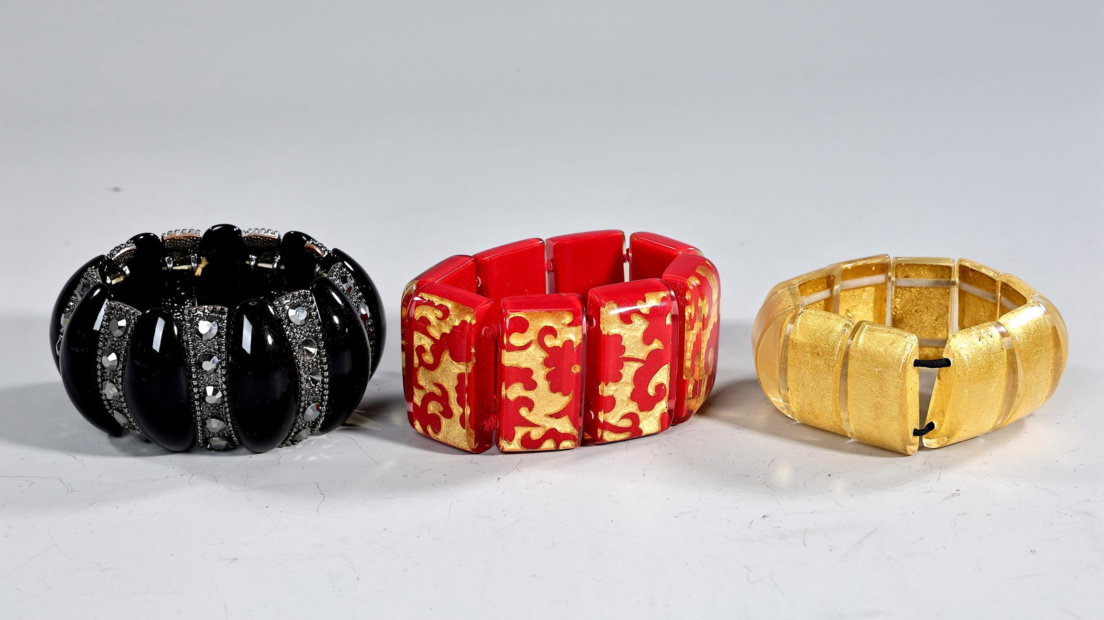 Collection Of 9 Assorted Material Bracelets - 2