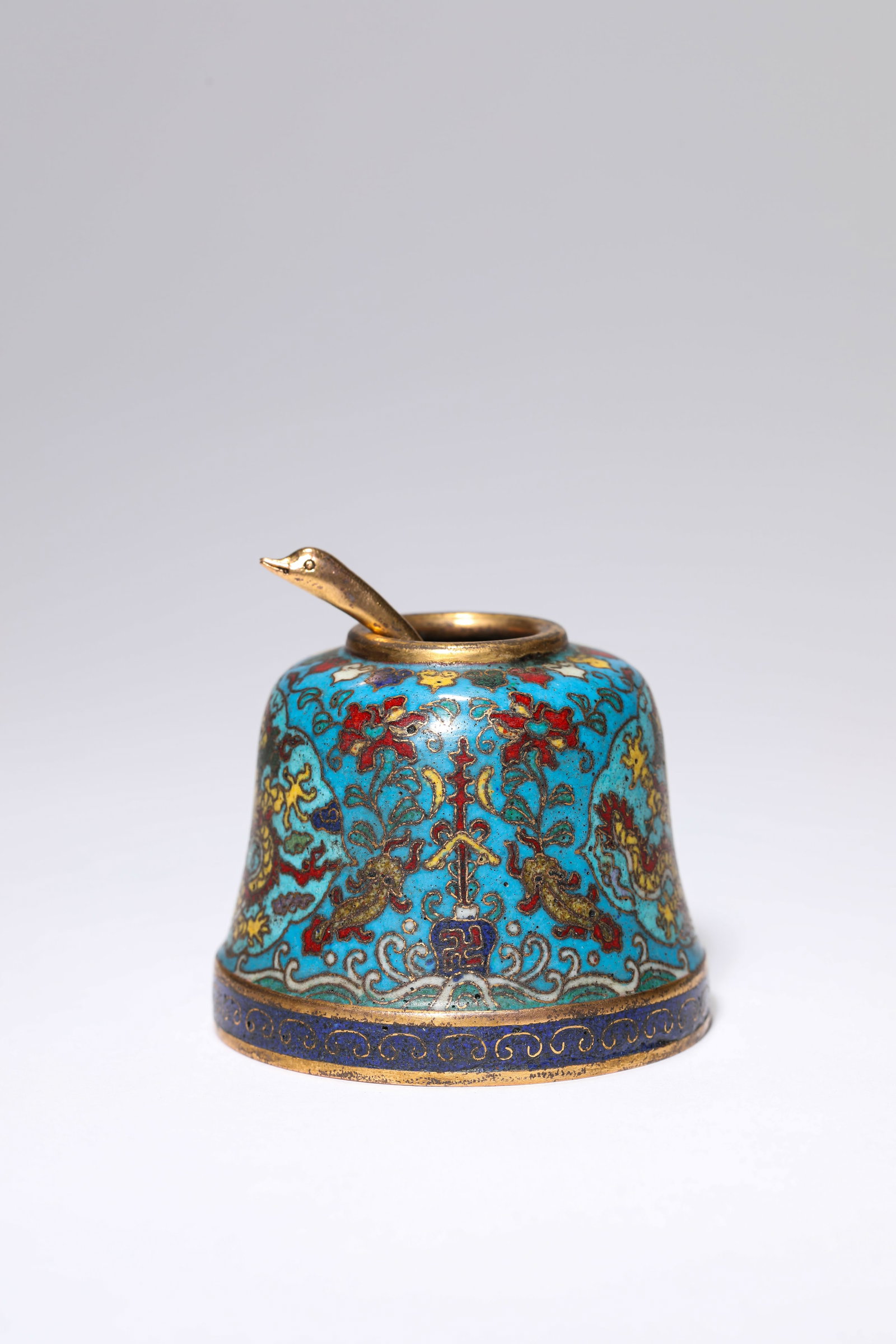 A CLOISONNé ENAMEL ‘DRAGON’ WATER POT - 2