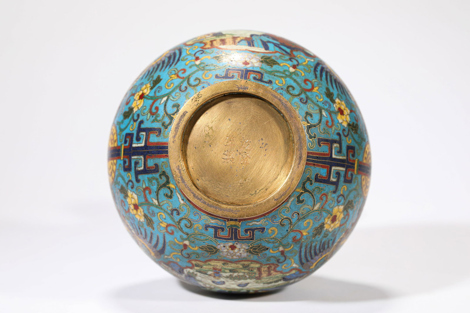 A PAIR OF CLOISONNé ENAMEL ‘LANDSCAPE AND PHOENIX’ VASES - 13