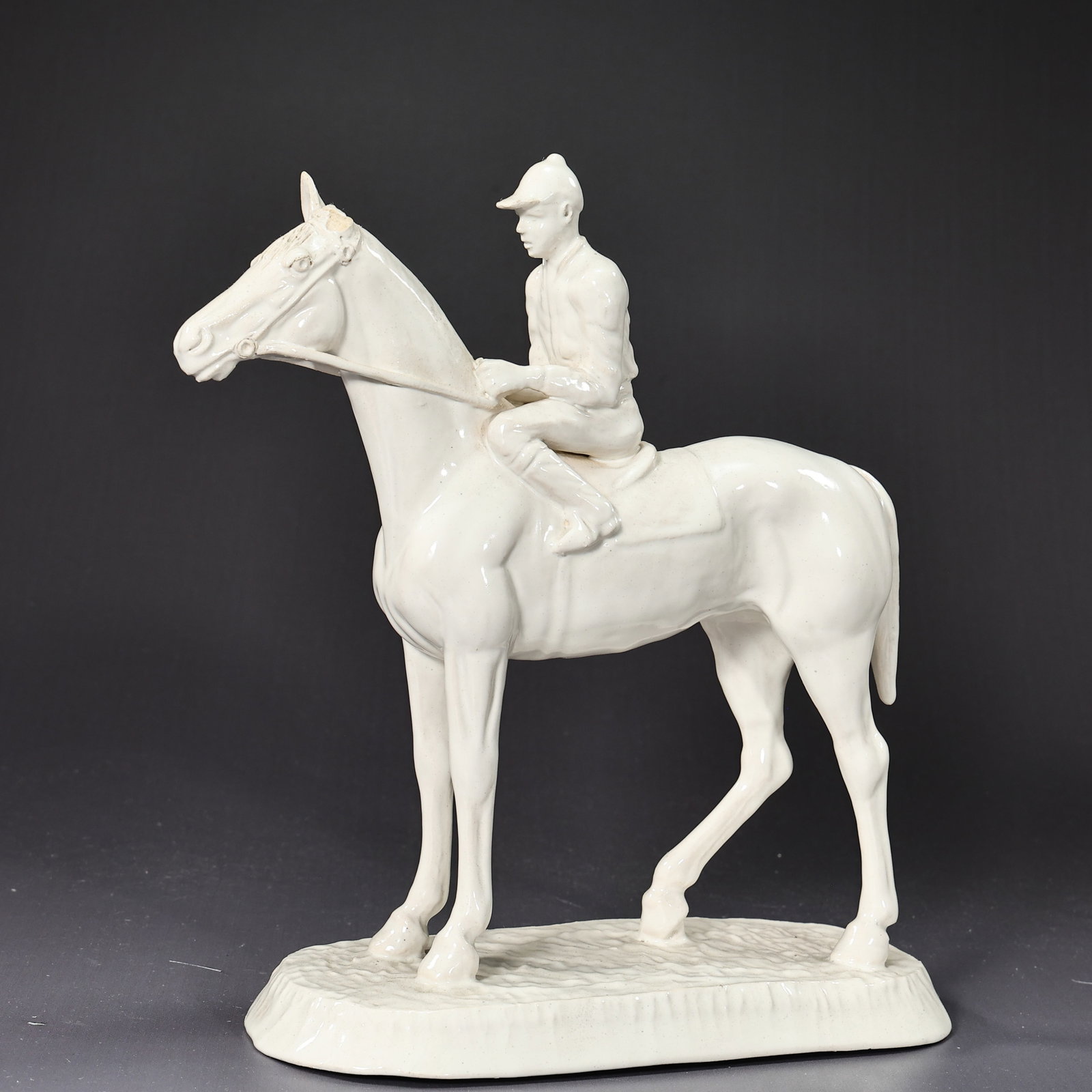 Vintage Porcelain Horse Rider Sculpture (1 of 8)