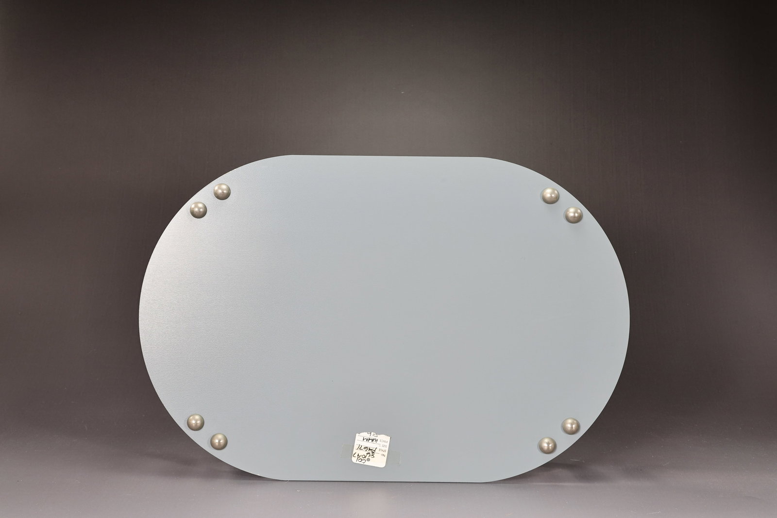 Dorothy Thorpe Mid-Century Modern Oval Lucite Mirror Tray 1970s - 5