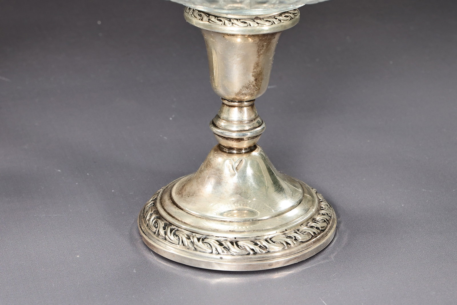 Hammered 905 Silver Footed Drinking Cup J.S.R - 8