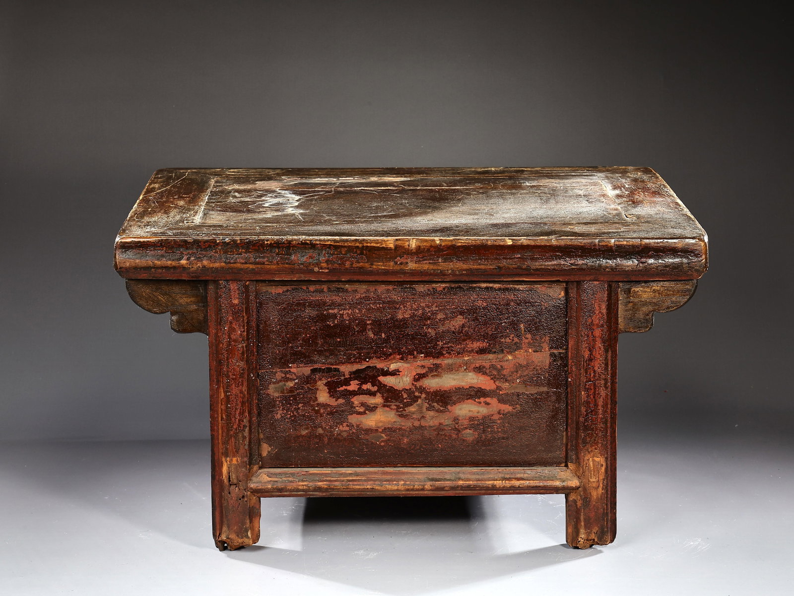 Chinese Carved Two Drawer Alter Cabinet - 7