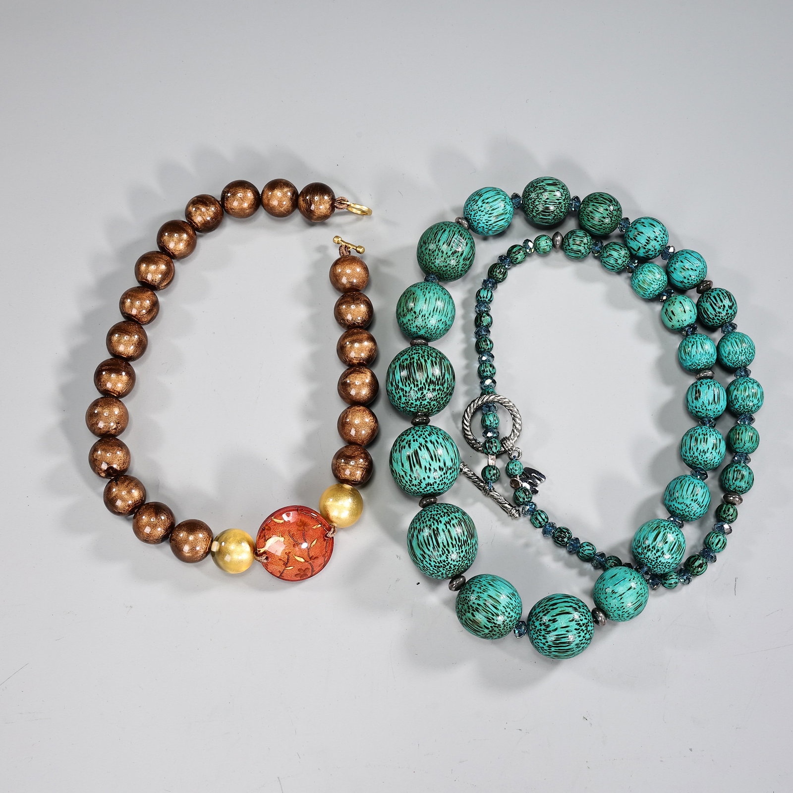 Two Chunky Beads Custom Necklaces - 4