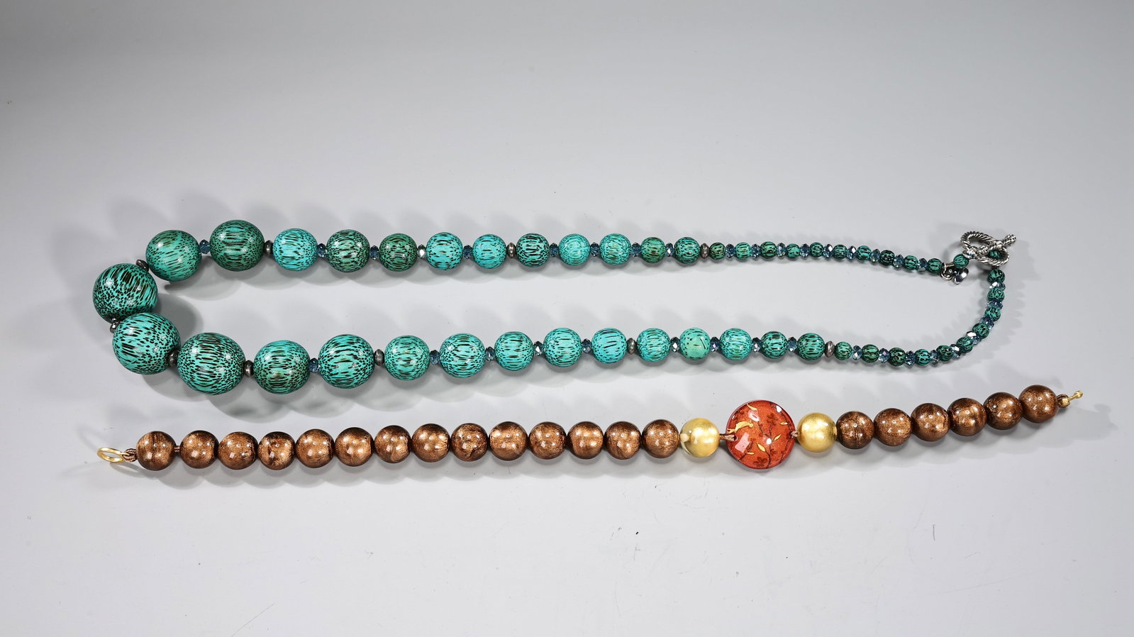 Two Chunky Beads Custom Necklaces - 5