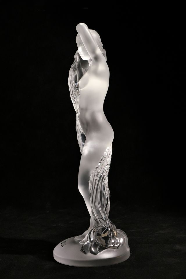 Huge Lalique"Grande Nue Nereides"Crystal Nude Sculpture Limited Edition 199/999 - 2