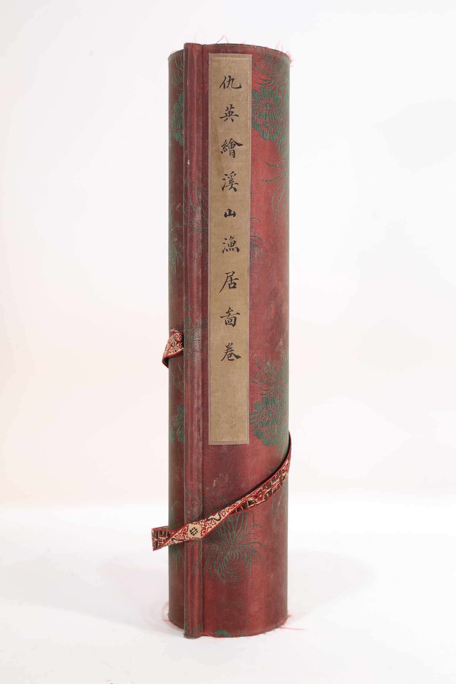 Chinese Drawing Landscape Hand Scroll,Qiu Ying Mark - 2