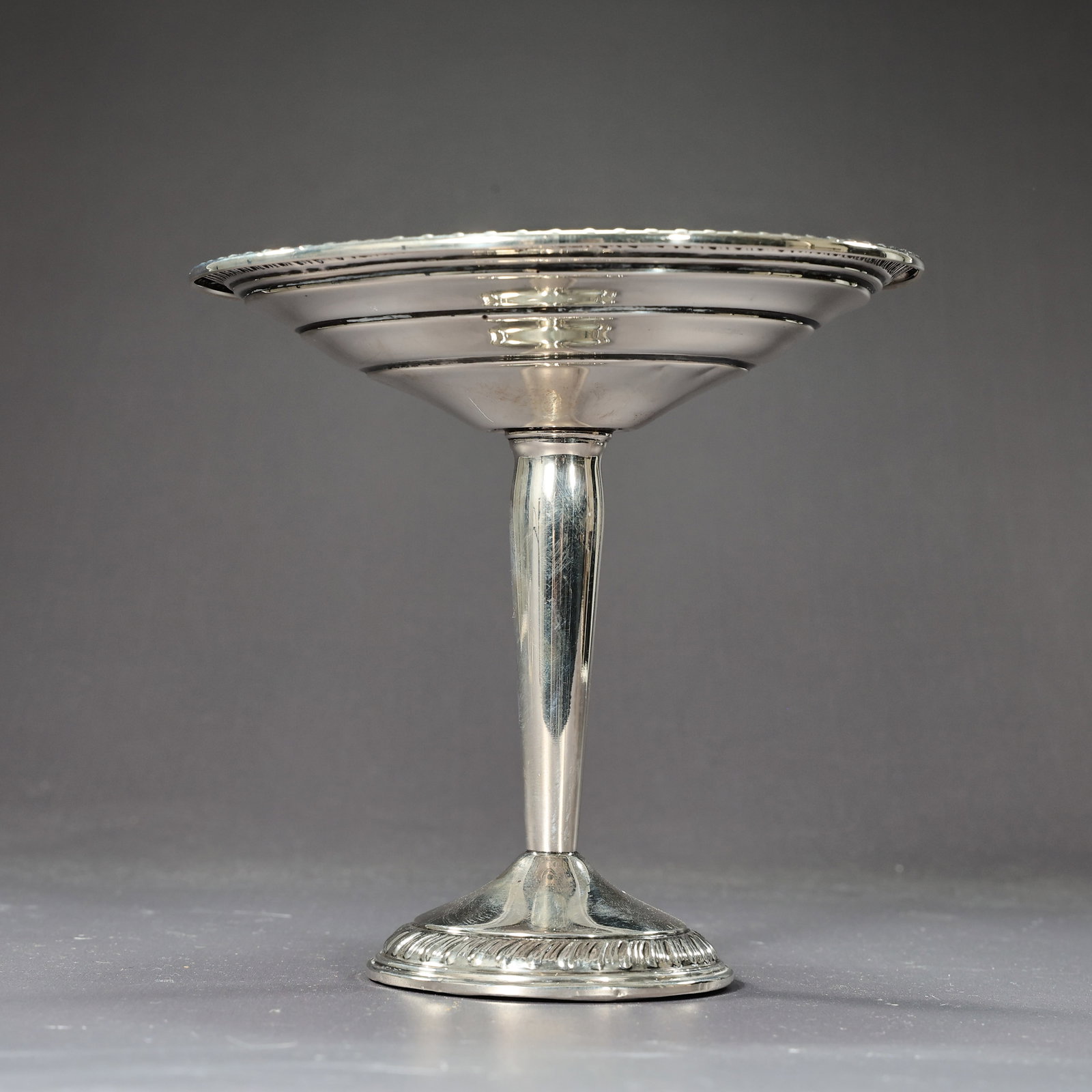 Sterling Silver Weighted Pedestal Compote Dish - 3