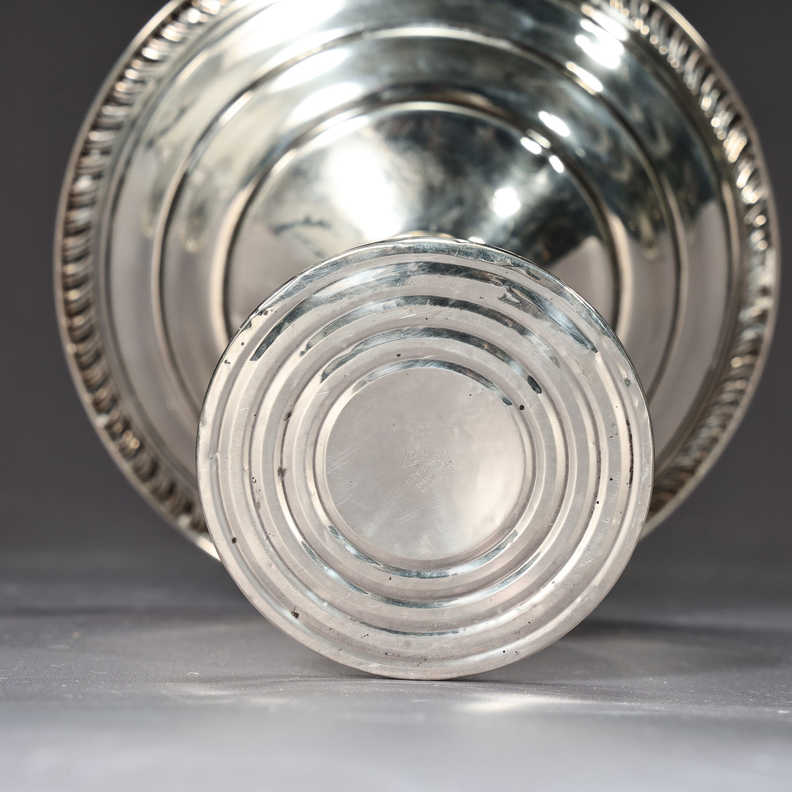 Sterling Silver Weighted Pedestal Compote Dish - 5