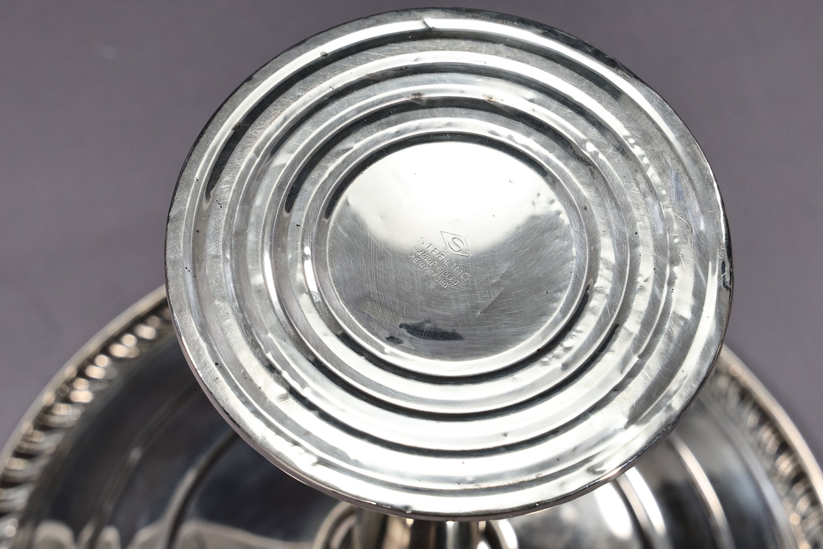 Sterling Silver Weighted Pedestal Compote Dish - 6