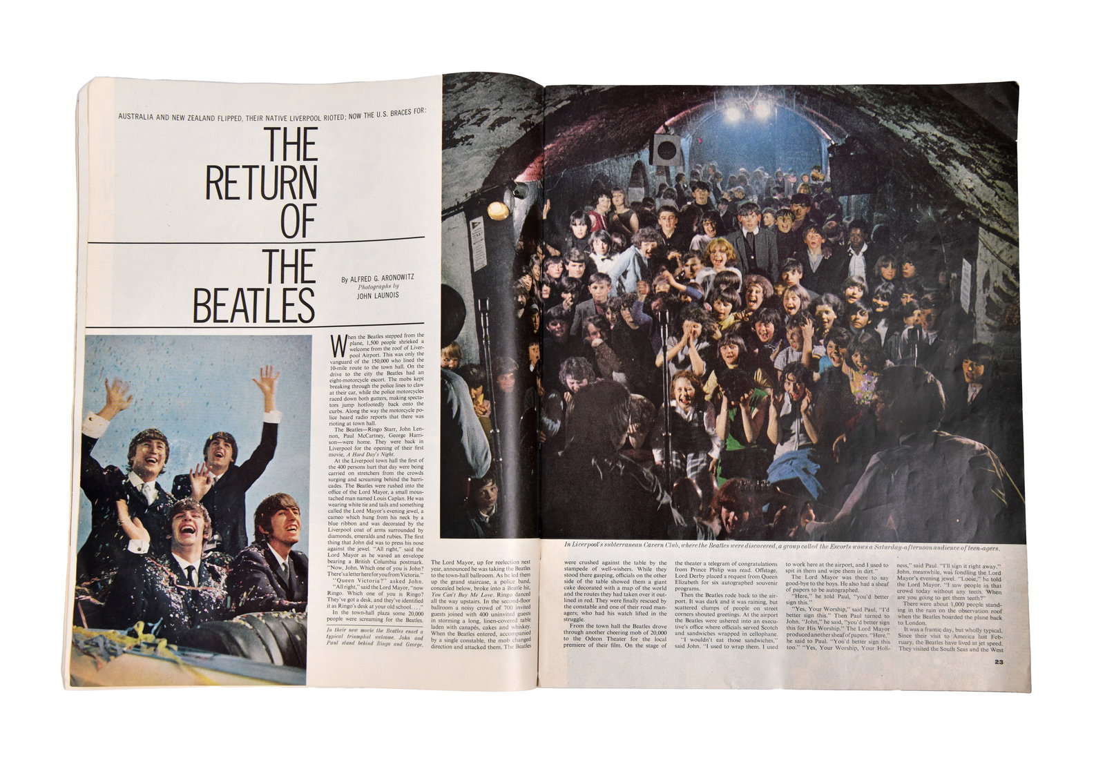THE BEATLES, FULLY SIGNED THE SATURDAY EVENING POST MAGAZINE (AUGUST 8–15, 1964 ISSUE) - 2