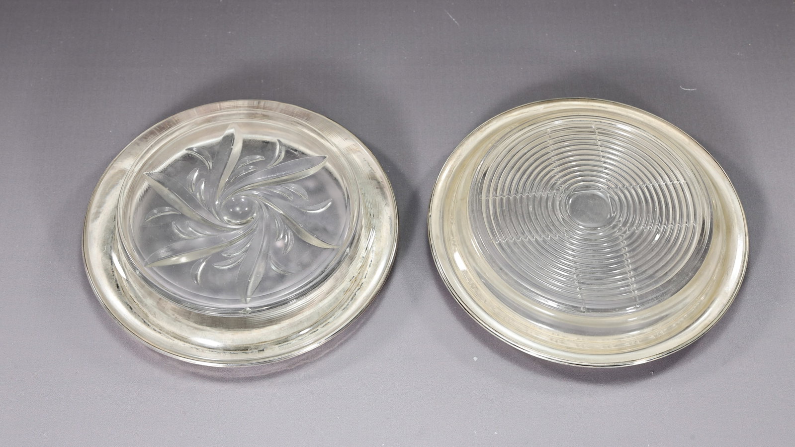 Set Of 2 Large Sterling Silver Bottle Coasters Include Amston - 6