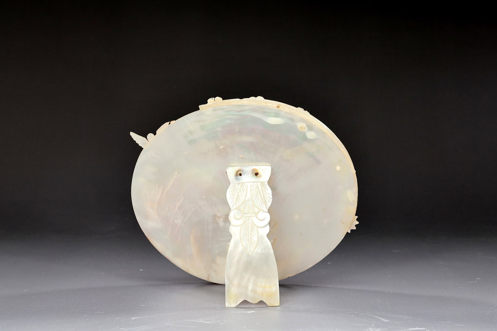 Vintage Nativity Scene Carved Mother Of Pearl Bethlehem - 6