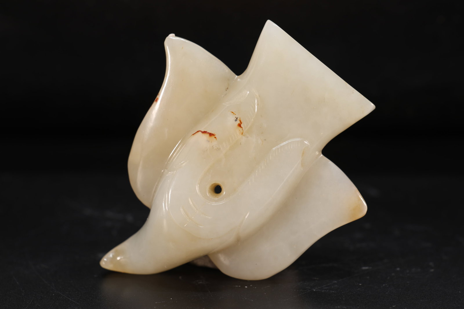 Jade Carved Bird Shape Ornament - 3
