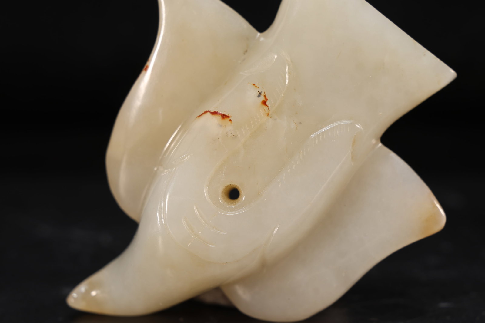 Jade Carved Bird Shape Ornament - 4