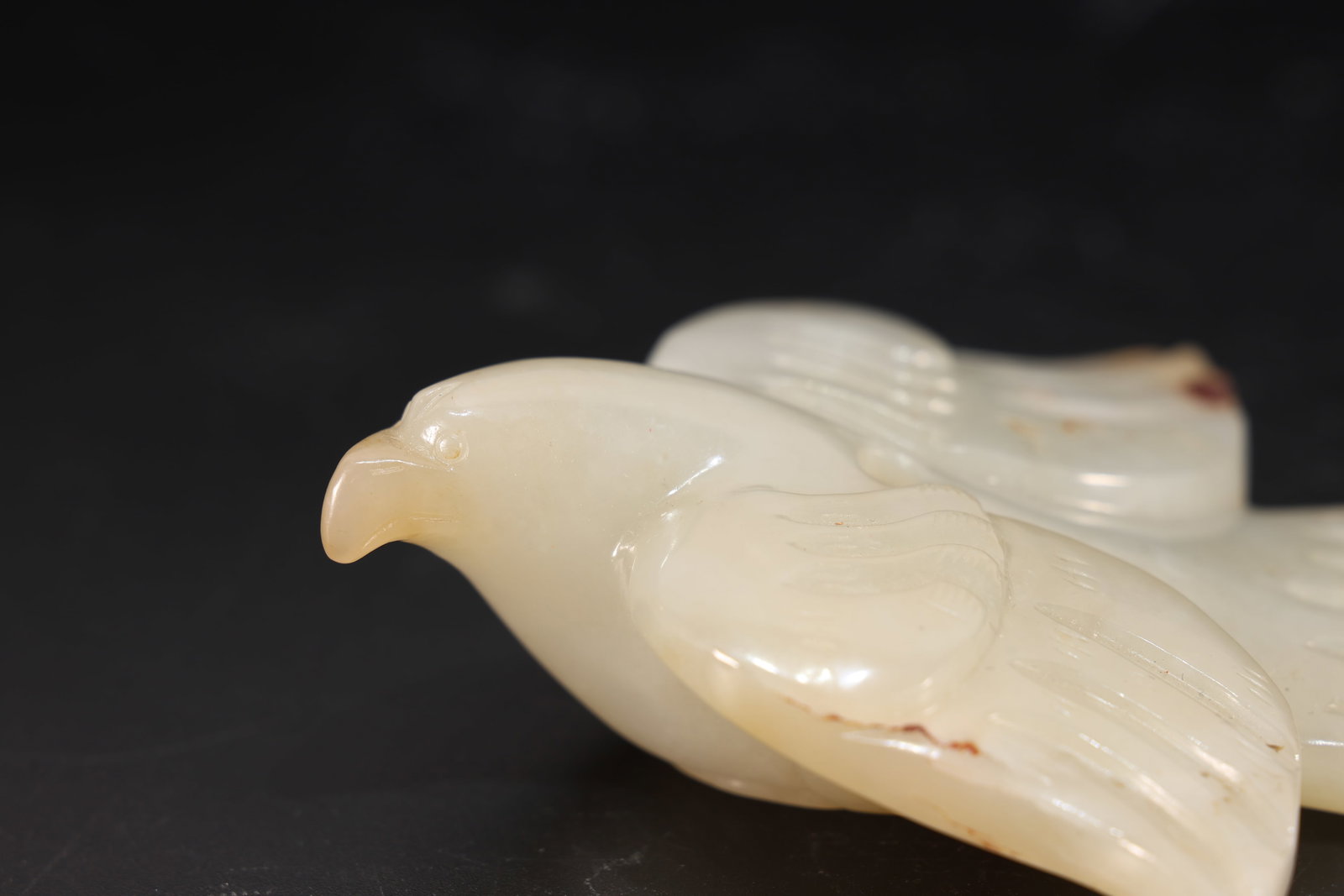 Jade Carved Bird Shape Ornament - 5
