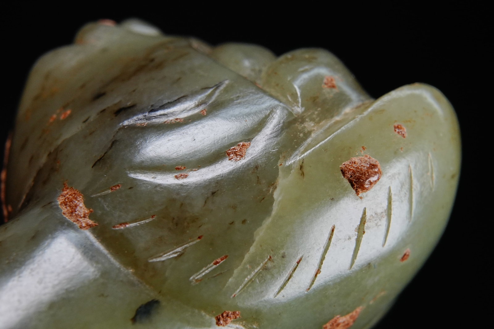 Jade Carved Beast Shape Ornament - 5