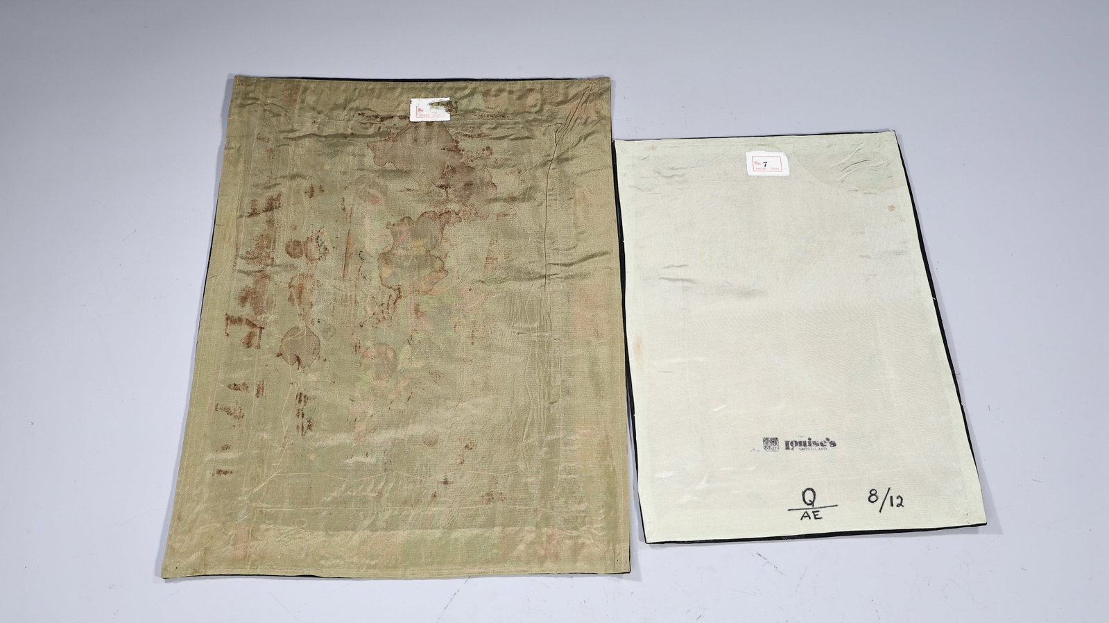 Two Chinese Embroidered Silk Panels - 6