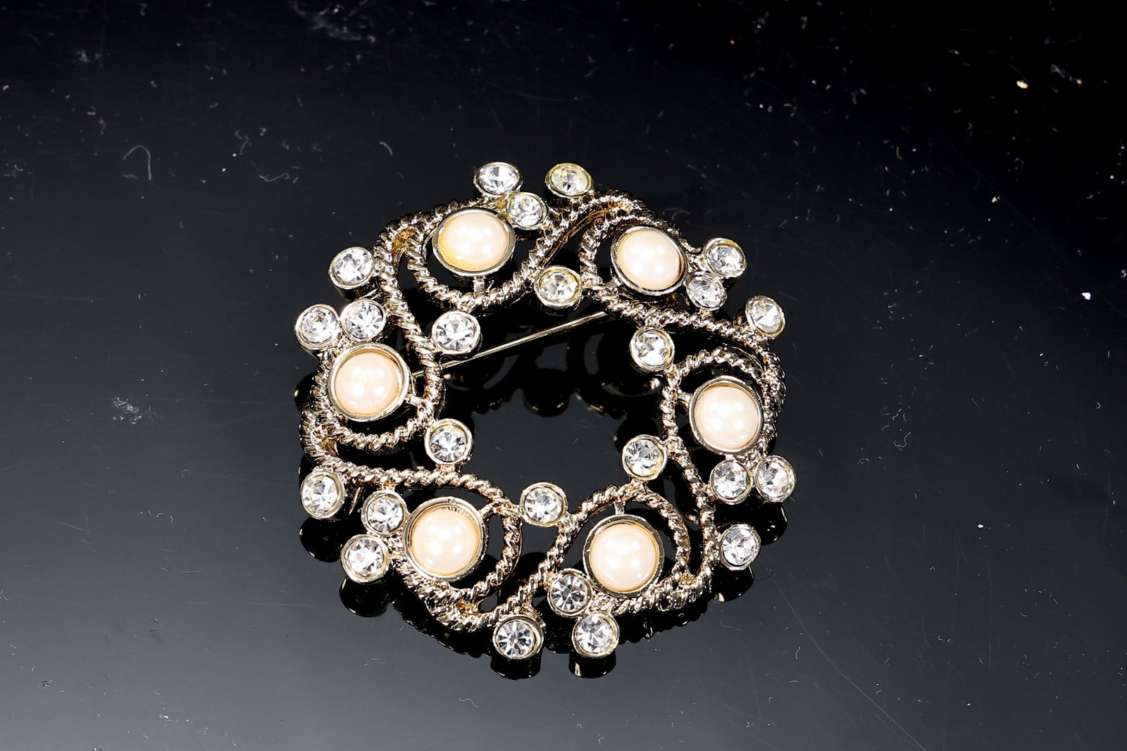 Three Statement Brooches Napier, Swarovski, Anne Klein - 8