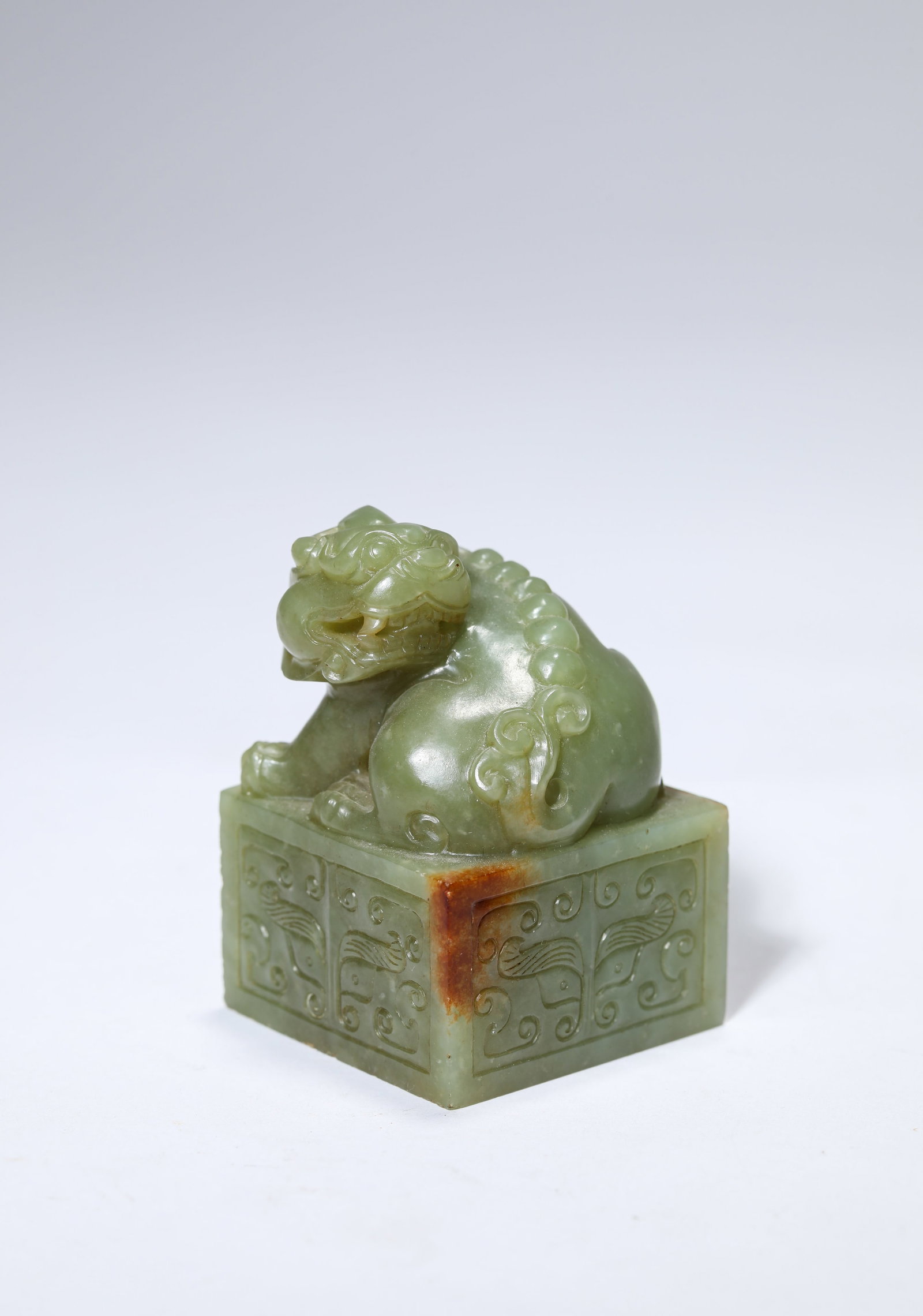 A GROUP OF JADE ‘BEAST-FORM FINIAL’ SEALS - 6