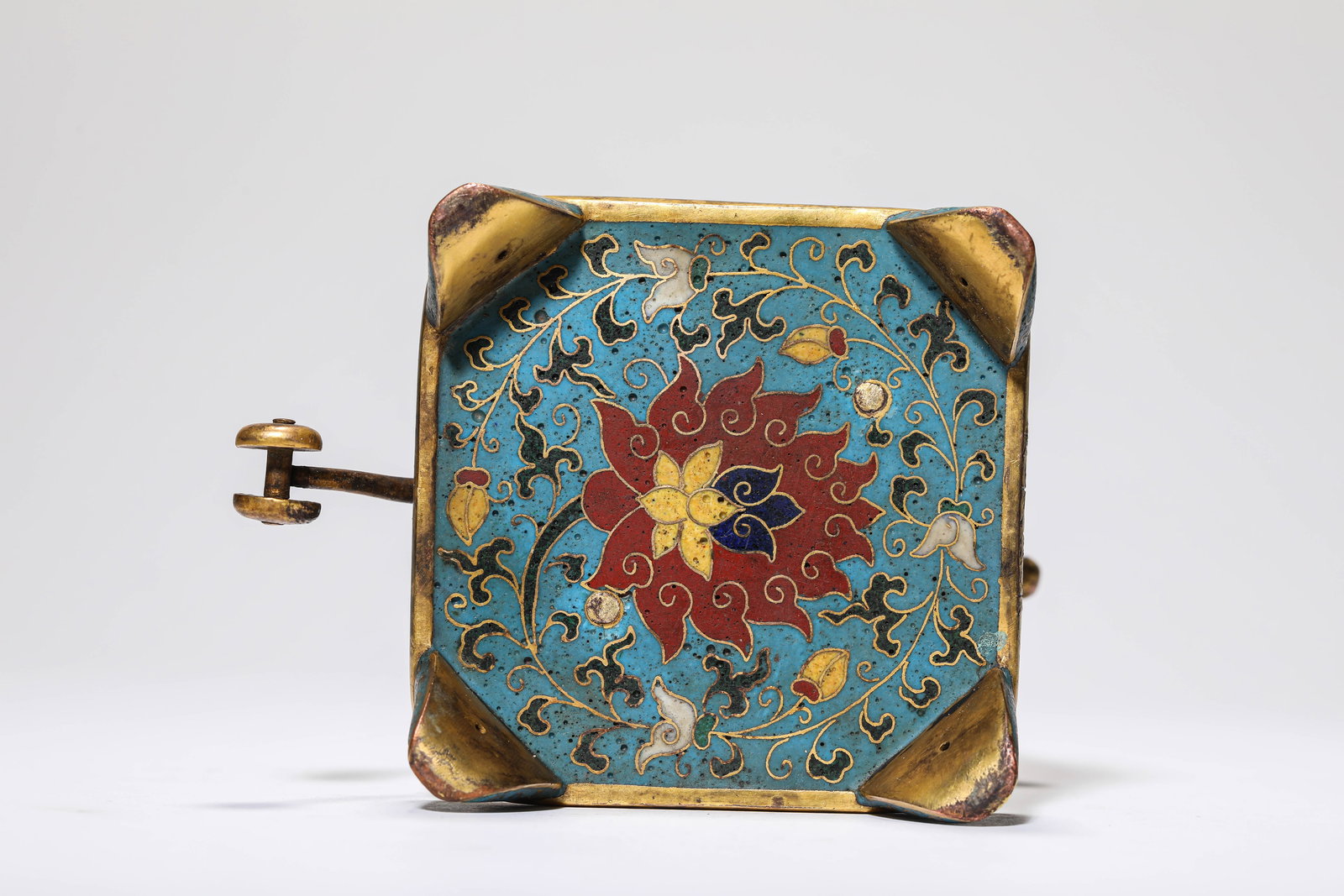 A CLOISONNé ENAMEL FIGURE - 7