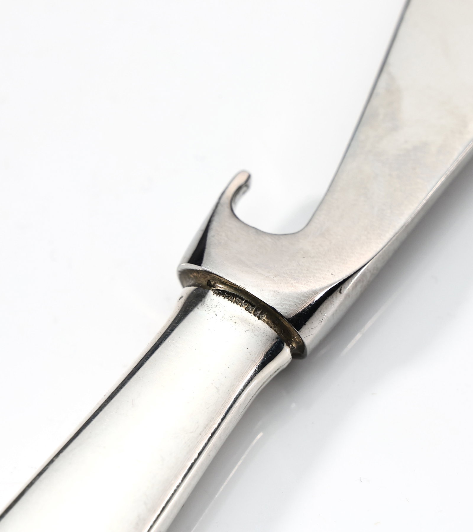 Tiffany & Co Mid-Century Modernist Sterling Silver Handle Knife - 3