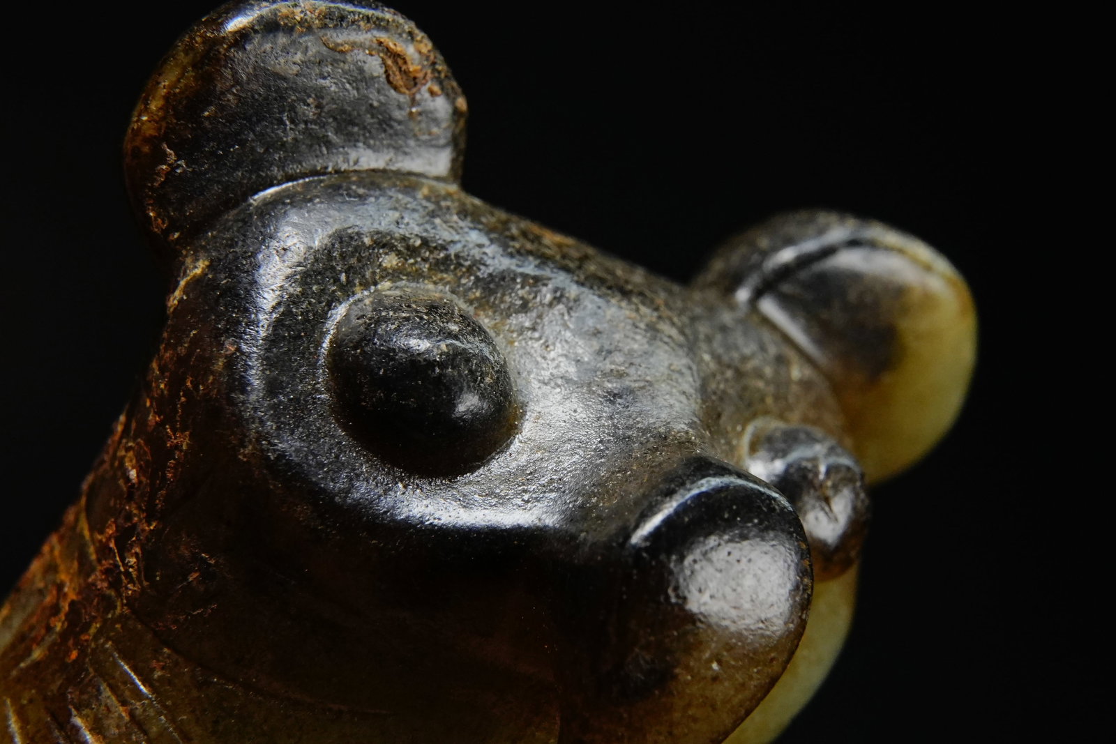 Jade Carved Bird Shape Stone Seal - 4