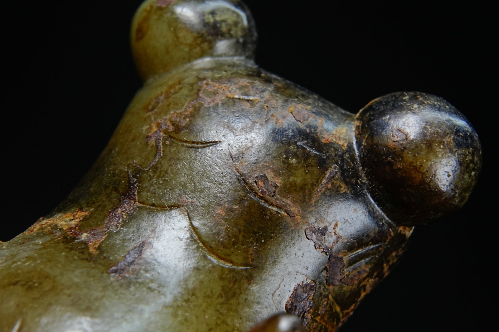 Jade Carved Bird Shape Stone Seal - 6