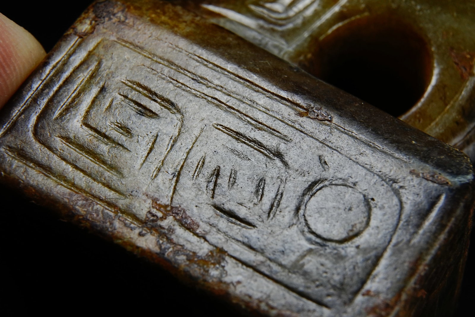 Jade Carved Bird Shape Stone Seal - 9