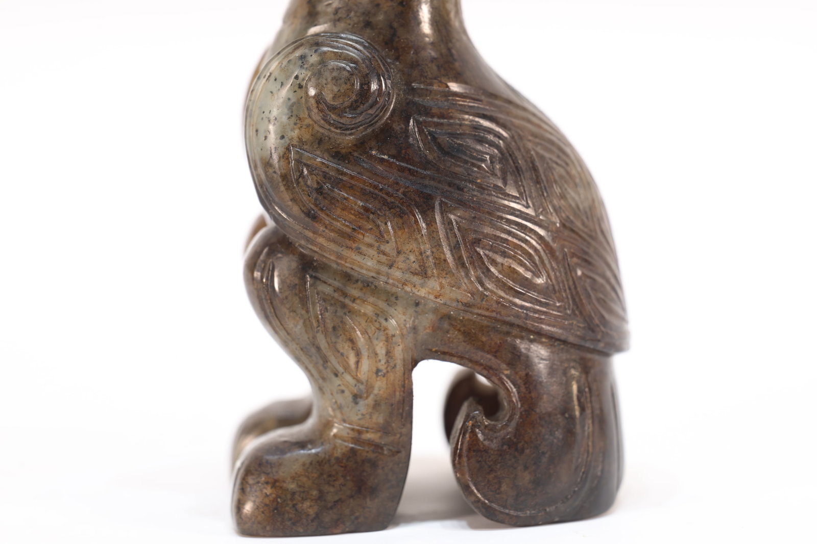 Jade Carved Bird Shape Ornament - 6