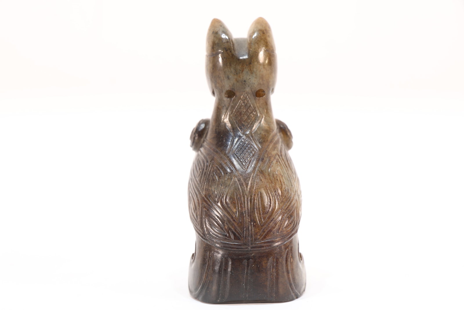Jade Carved Bird Shape Ornament - 7