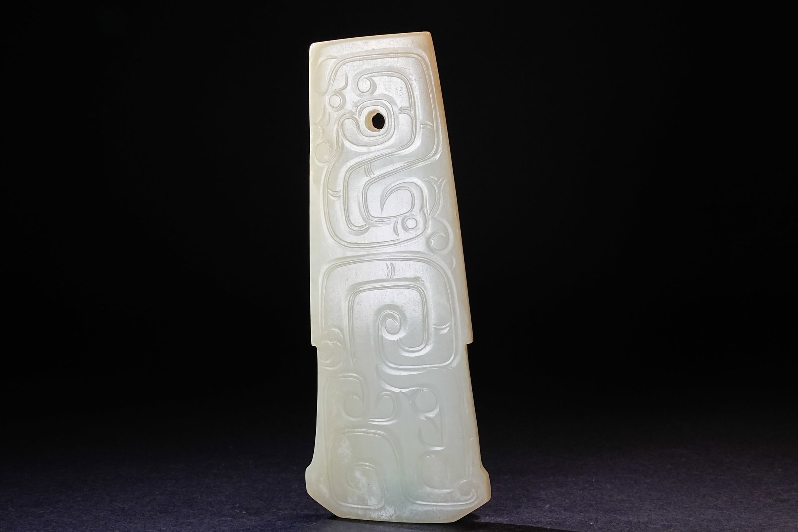 Jade Carved Bird Pattern Bi (1 of 8)
