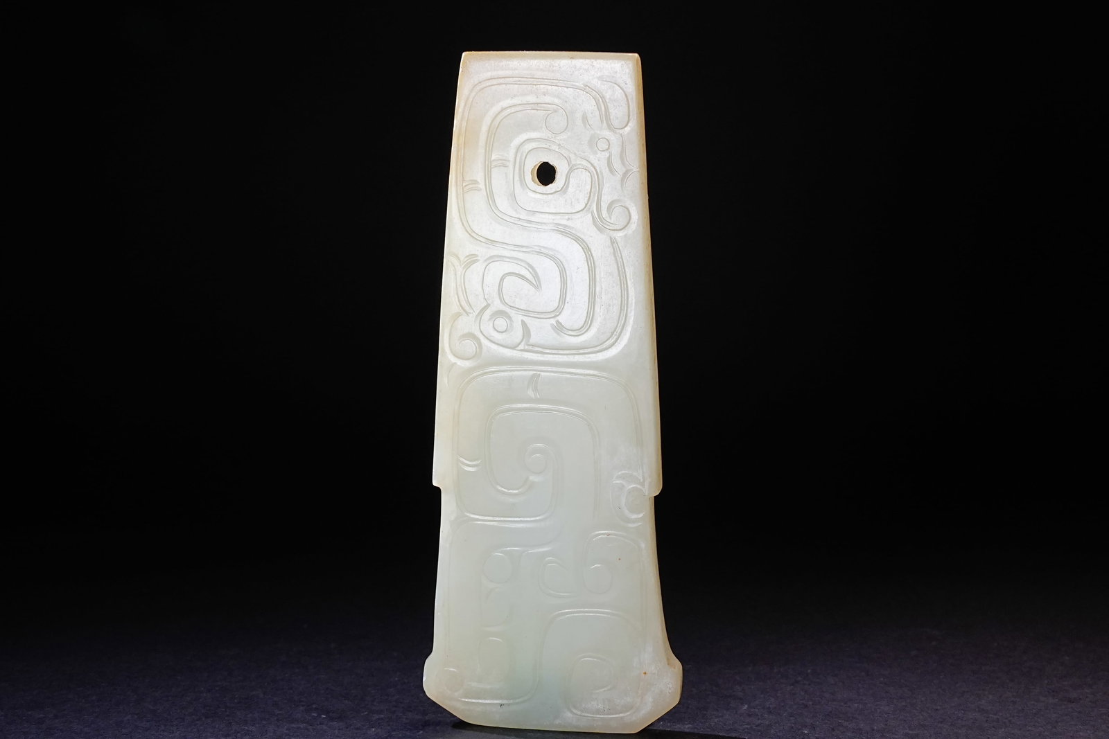 Jade Carved Bird Pattern Bi - 2