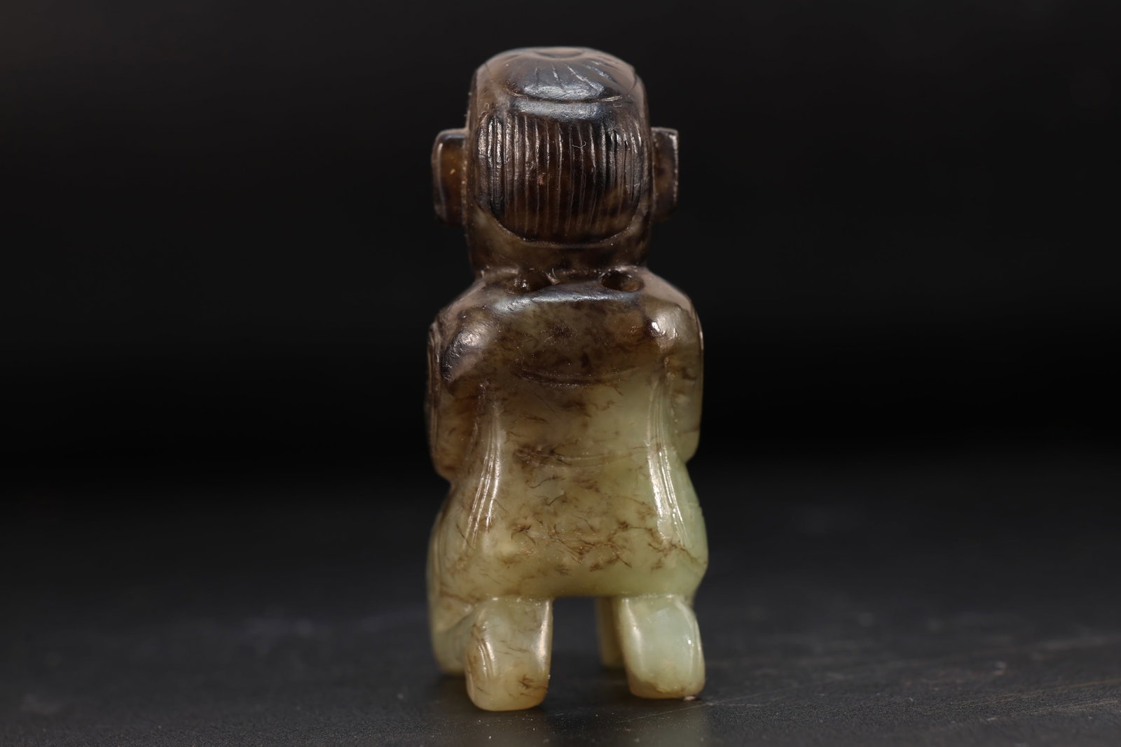 Jade Carved Character Shape Ornament - 3