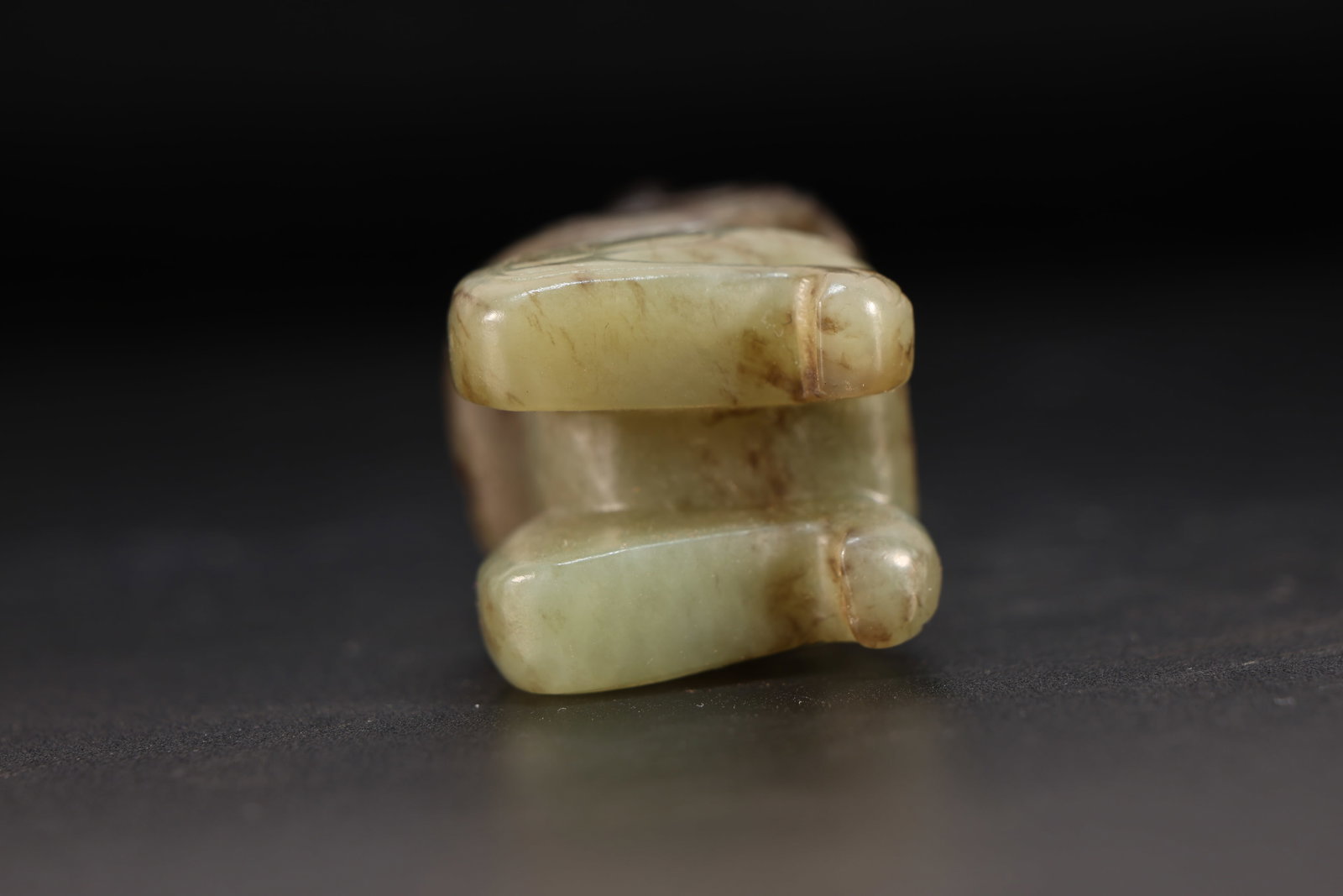 Jade Carved Character Shape Ornament - 4