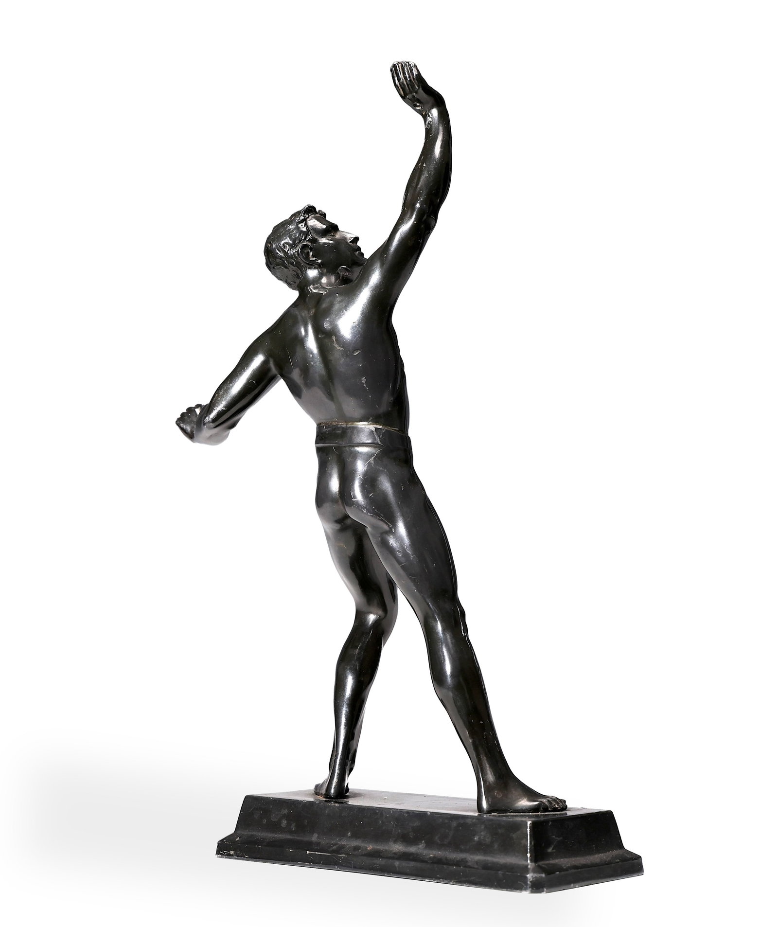 An Athletic Man Bronze Sculpture - 4
