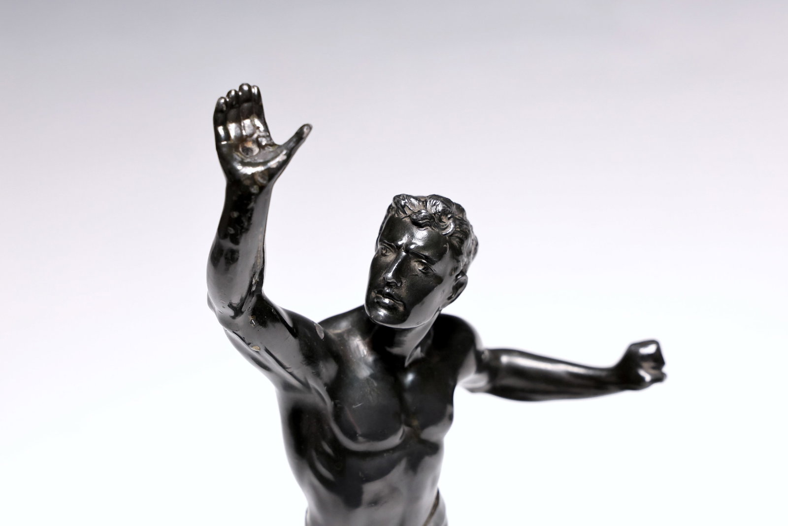 An Athletic Man Bronze Sculpture - 7