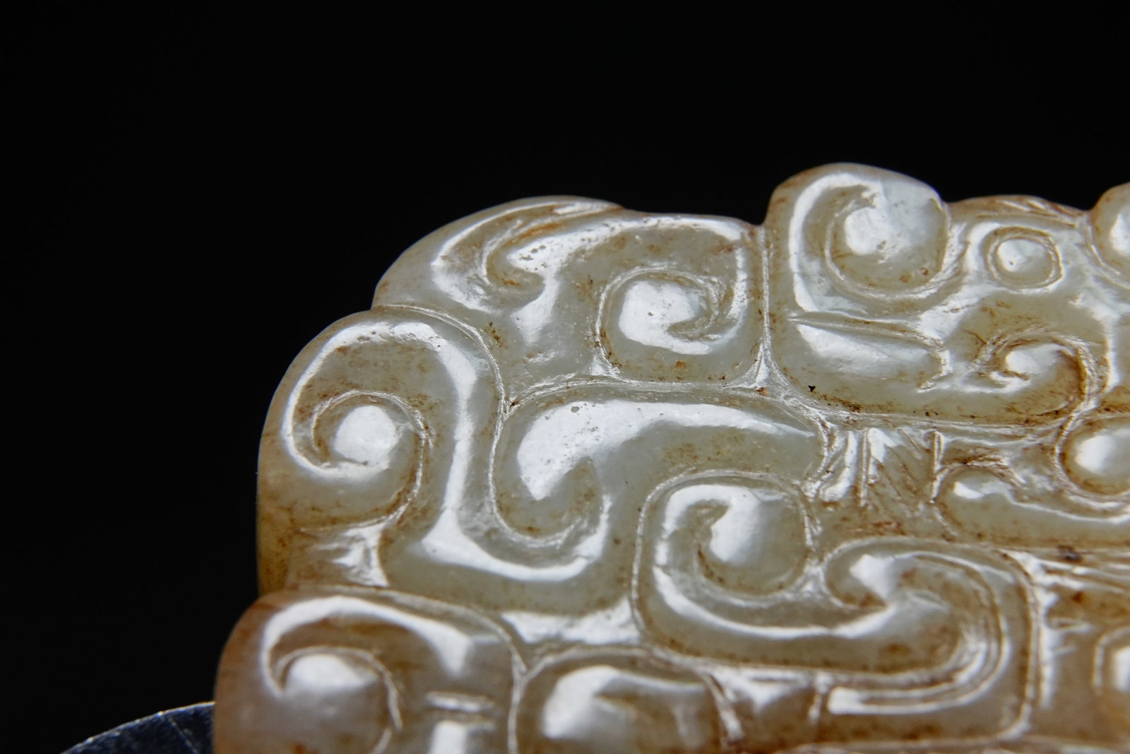 Jade Carved Dragon Pattern Ornament - 4