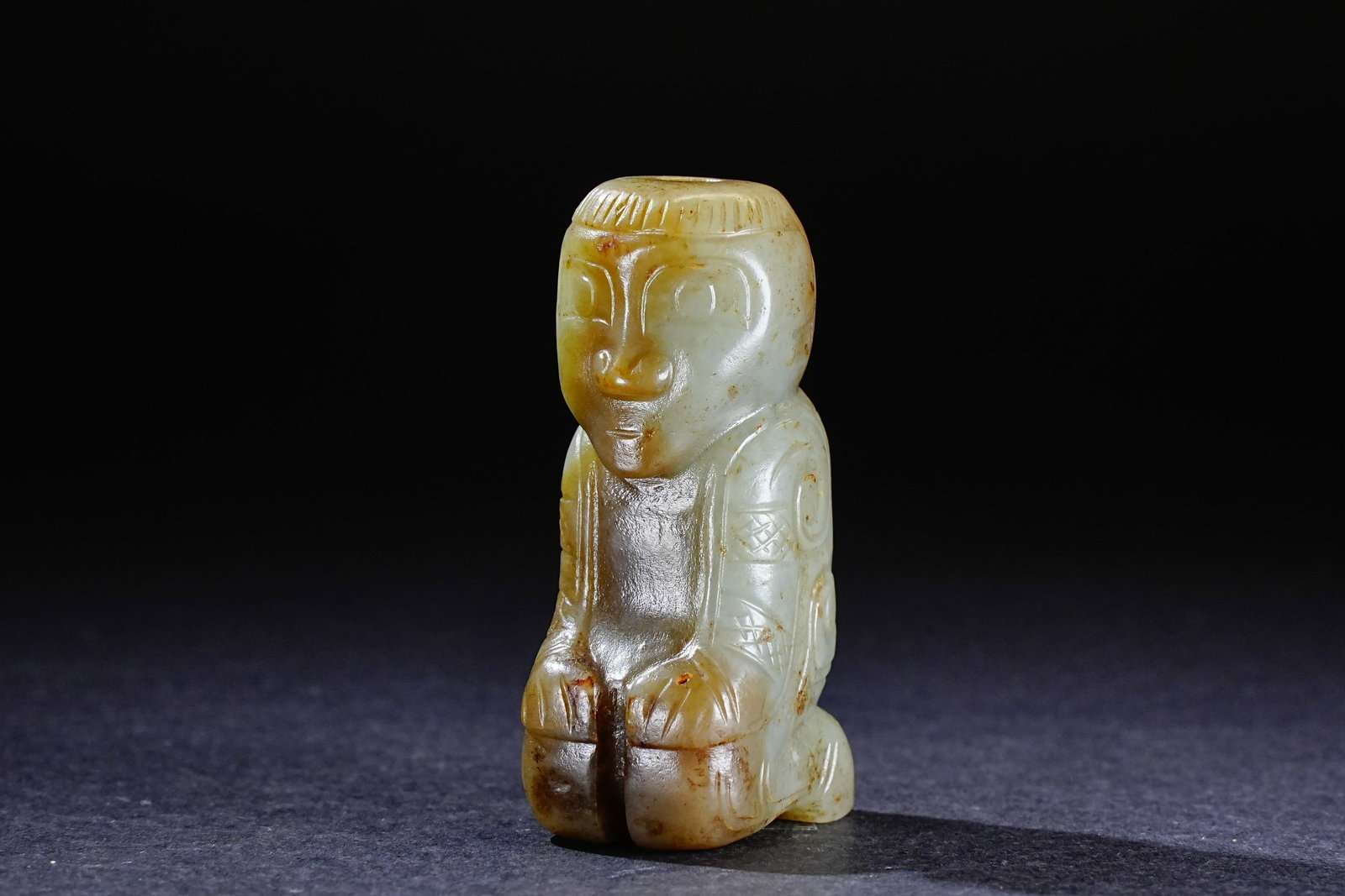 Jade Carved Character Shape Ornament (1 of 11)