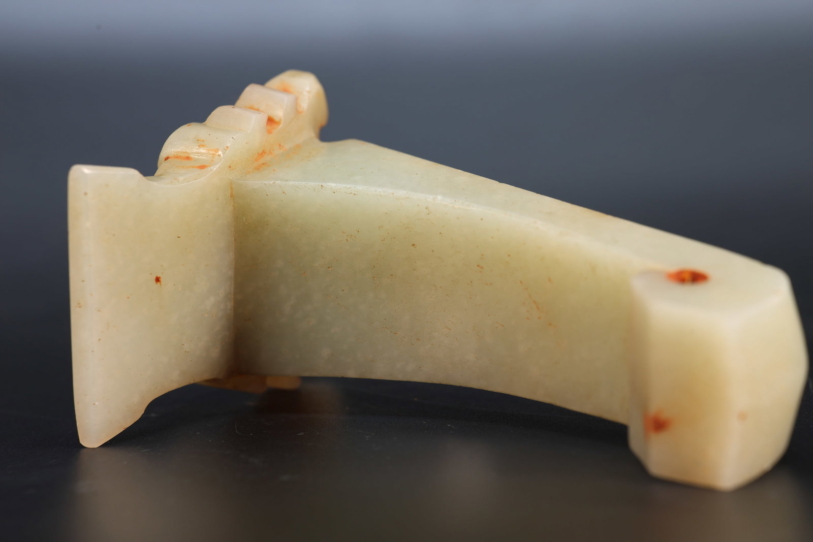 Jade Carved Beast Face Shape Ornament - 5