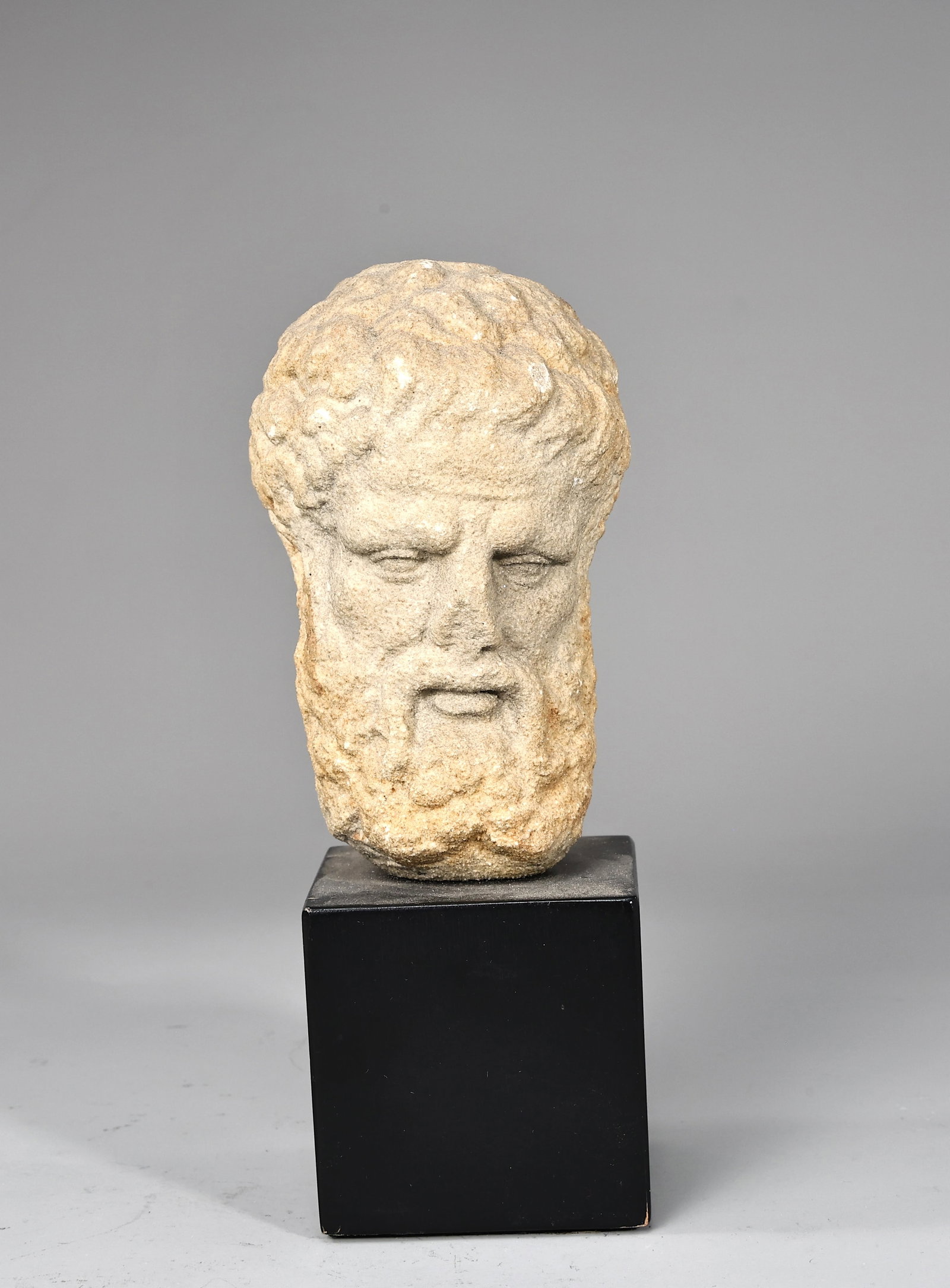 Ancient Greek Marbel Head Of Farnese Hercules Sculpture (1 of 7)
