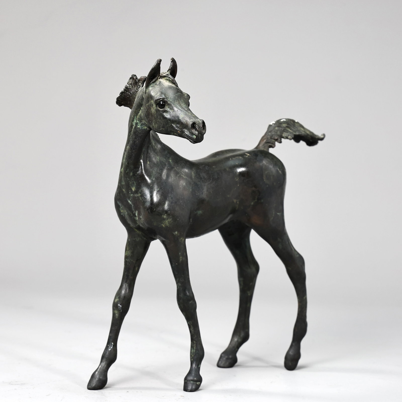 Bronze Horse Sculpture Signed By Artist Nancy Jo Rieke 1988 1/50 (1 of 8)