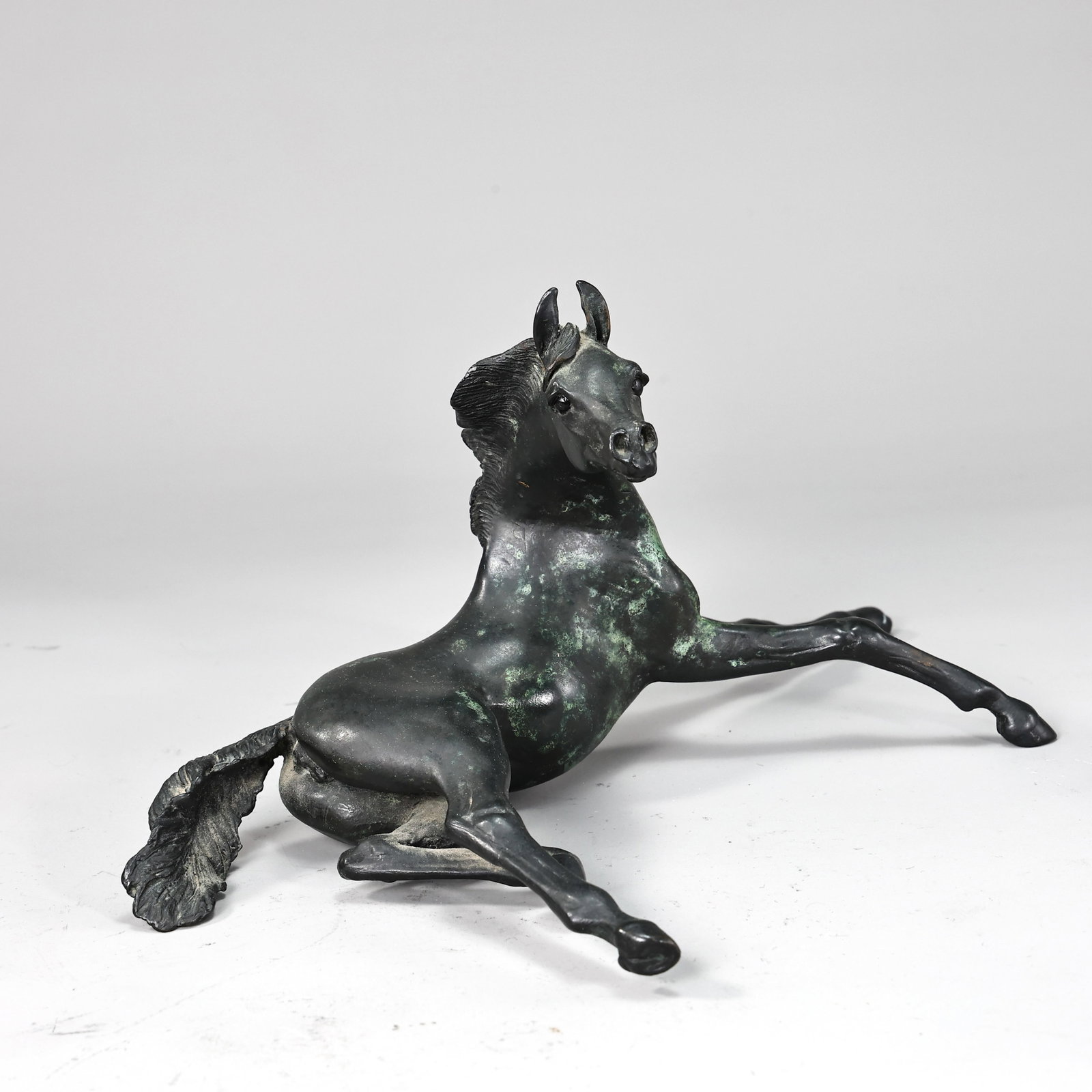 Bronze Horse Sculpture By Artist Nancy Jo Rieke 1988 10/50 (1 of 8)