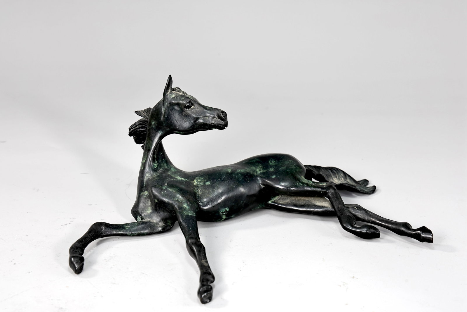 Bronze Horse Sculpture Signed Artist Nancy Jo Rieke 1988 29/50 (1 of 7)