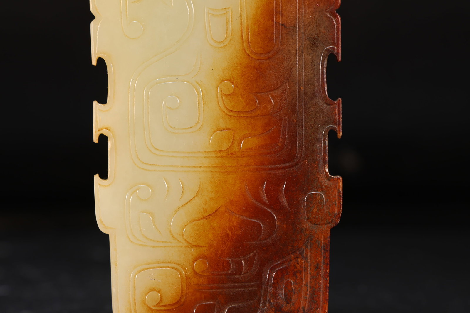 Jade Carved Bird Pattern Bi - 6