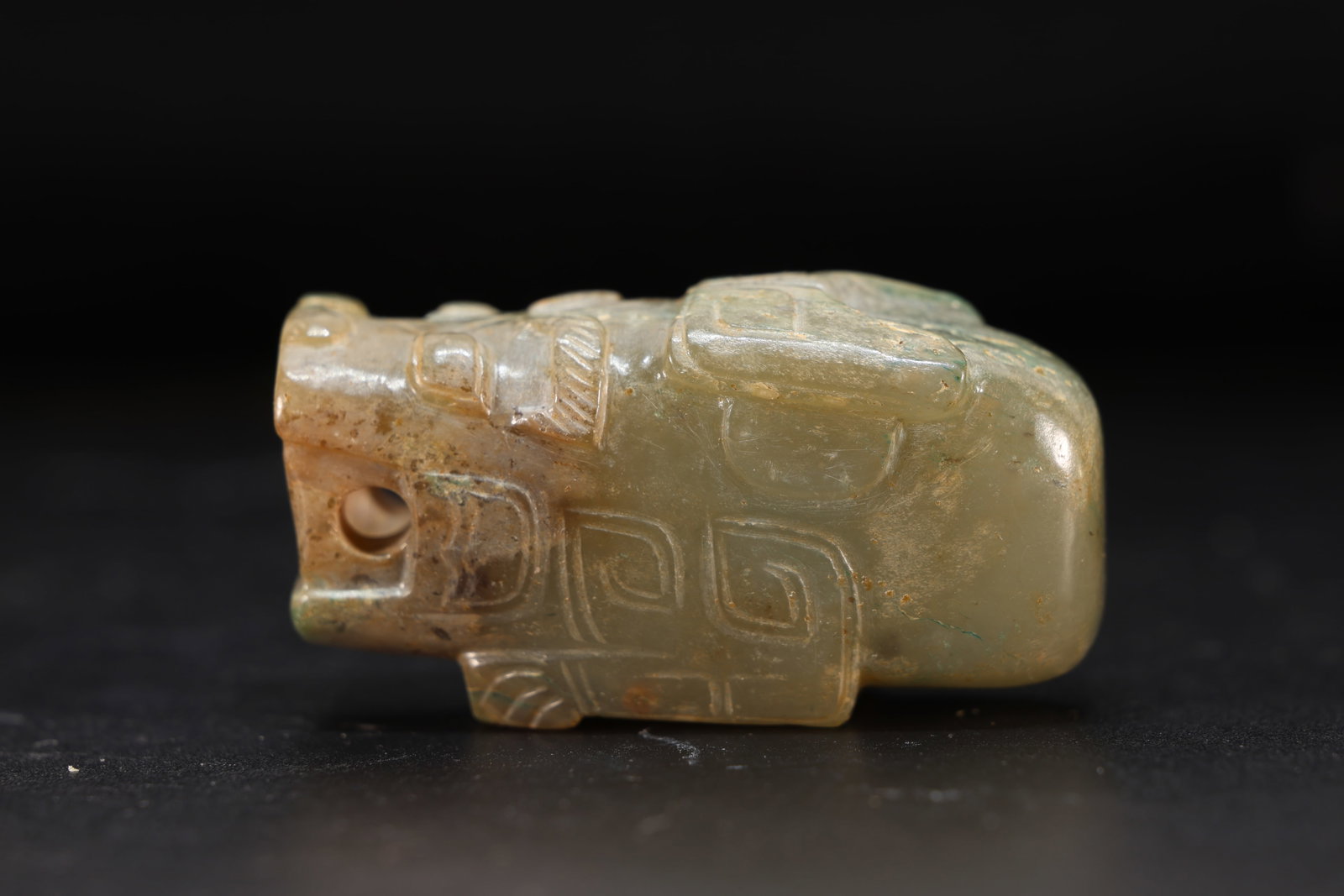 Jade Carved Dragon Shape Ornament (1 of 5)